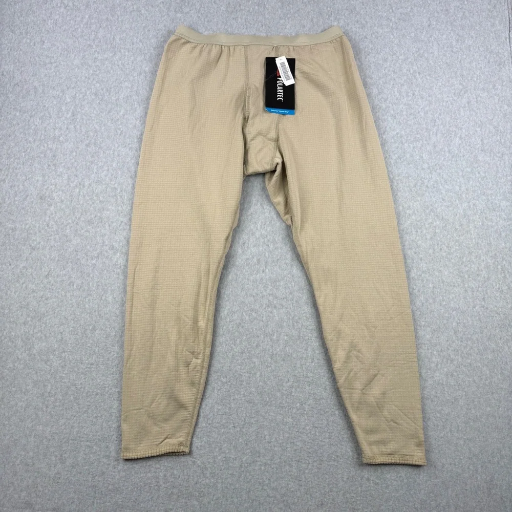 US Military Pants Mens XL Regular Tan Gen III Level 2 ECWCS Polartec Base Layer